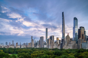 Foto auf Label - Billionaires Row In New York City oder mit Eigenem...