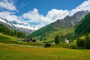 Bilder Labeldruck - Tauferer Ahrntal - Wallfahrtskirche Heilig Geis...