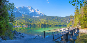 Fotos Labeldruck - Brücke Am Eibsee oder mit Eigenem Foto