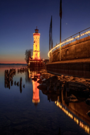 Motiv als Stickerdruck - Lindau Am Bodensee oder mit Eigenem Foto