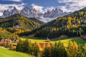 Wunschbild auf Labeldruck - Villnößtal Südtirol oder mit Eigenem Fo...