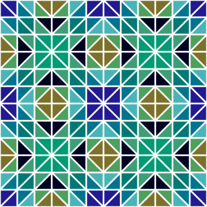 Foto Leinwanddruck - Geometrische Teile oder mit Eigenem Foto