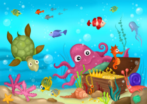 Foto Leinwanddruck - Sea Life oder mit Eigenem Foto