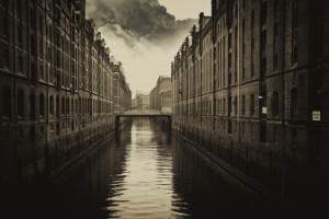 Wunschbild Leinwanddruck - Speicherstadt oder mit Eigenem Foto
