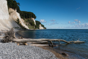 Motiv als Leinwand - Kreidefelsen Im Jasmund-Nationalpark Rügen Ost...