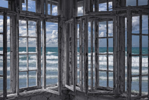 Bilder Leinwand - Theoceaniscomingtotakeitawayhaha oder mit Eigenem...