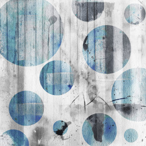 Leinwand - Watercolor Circles I oder mit Eigenem Foto