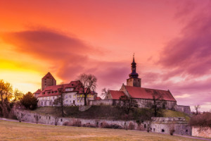 Motiv Leinwanddruck - Burg Querfurt oder mit Eigenem Foto