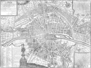 Bilder Leinwand - Paris Map oder mit Eigenem Foto