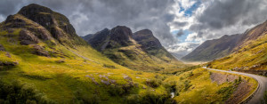 Bild Leinwand - Glen Coe Schottland oder mit Eigenem Foto