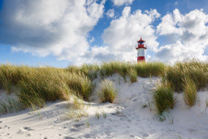 Bild Leinwanddruck - Leuchtturm List Ost Auf Sylt oder mit Eigenem ...