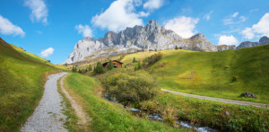 Foto Leinwand - Durchs Partnuntal oder mit Eigenem Foto