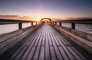 Wunschmotiv auf Leinwanddruck - Sonnenaufgang Kellenhusen oder mit ...