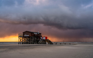 Motiv als Leinwanddruck - Sankt Peter Ording oder mit Eigenem Foto