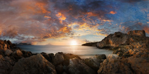 Motiv auf Leinwand - Finiki Karpathos oder mit Eigenem Foto