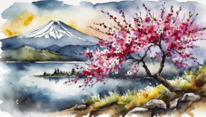 Foto auf Leinwand - Nippon Frühling Ki oder mit Eigenem Foto