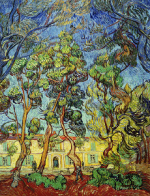 Wunschbild Leinwanddruck - V Van Gogh Hospital At Saint-R My oder m...