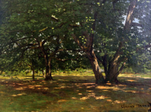 Foto auf Leinwanddruck - C Monet Wald Von Fontainebleau oder mit Ei...