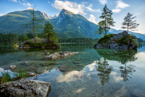 Wunschbild als Mousepad - Am Hintersee oder mit Eigenem Foto