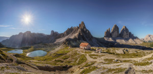 Wunschbild als Mousepad - Drei Zinnen Panorama Südtirol oder mit Ei...