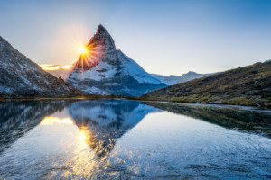 Mousepad - Riffelsee Und Matterhorn In Der Schweiz oder mit Eigenem...
