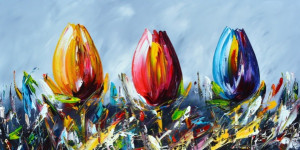 Wunschmotiv als Mousepad - Tulpen oder mit Eigenem Foto