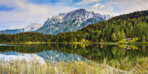 Mousepad - Lautersee Und Karwendel oder mit Eigenem Foto