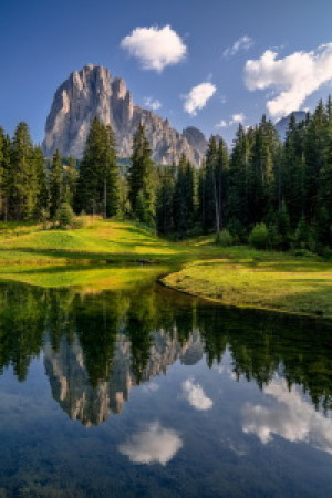 Wunschmotiv Mousepad - Monte Pana - Langkofel - Südtirol oder mit E...