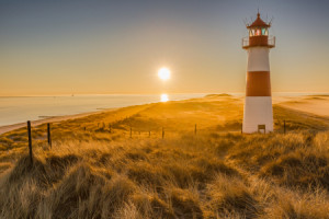 Bilder Mousepad - Sylter Leuchtturm Im Sonnenaufgang oder mit Eigen...