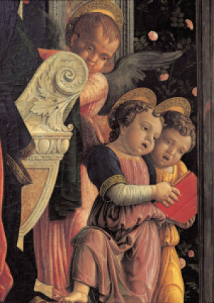 Wunschbild Mousepad - A Mantegna Altar Of S Zeno Angels oder mit Ei...