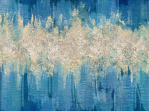 Wunschmotiv auf Papier - Peacock Abstraction Recolored oder mit Eig...