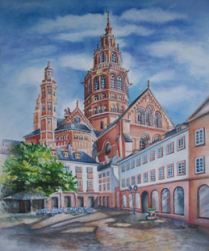 Wunschbild Papier - Hoher Dom Zu Mainz oder mit Eigenem Foto