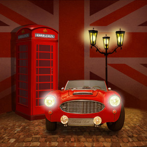 Foto auf Papier - British Red oder mit Eigenem Foto
