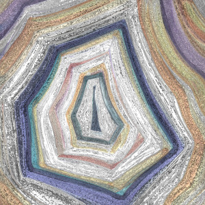 Bild Papier - Modern Agate Purple Full oder mit Eigenem Foto