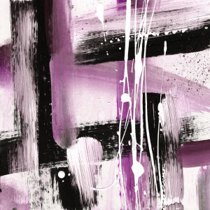 Wunschmotiv Papier - Modern Expressions I Purple Tones oder mit Eig...