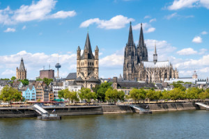Bild auf Papier - Stadt Köln Im Sommer oder mit Eigenem Foto