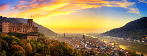 Motiv als Papier - Heidelberg Kurz Nach Sonnenuntergang oder mit Ei...