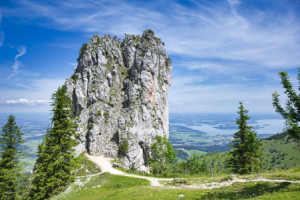 Papier - Kletterfelsen Kampenwand oder mit Eigenem Foto