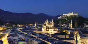 Fotos Papier - Altstadt Von Salzburg Mit Festung Hohensalzburg oder...