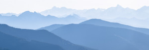 Foto auf Papier - Alpensilhouette oder mit Eigenem Foto