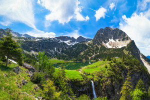 Fotos Papier - Geisalpsee Der Allgäuer Hochalpen oder mit Eigenem F...
