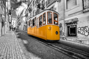Motiv Papier - Elevador Da Bica oder mit Eigenem Foto