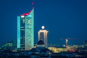 Bild Papier - Leipzig Bei Nacht oder mit Eigenem Foto