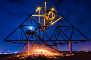 Bild Papier - Tetraeder - Bottrop - Mit Lightpainting oder mit Eige...