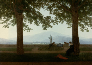 Wunschmotiv auf Papier - C D Friedrich Garden Terrace C 1811 oder m...