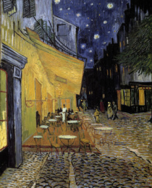 Wunschmotiv auf Papier - Van Gogh Terrace Cafe Arles 1888 oder mit ...