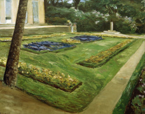 Wunschmotiv auf Papier - M Liebermann Blumenterrasse Wannsee oder m...