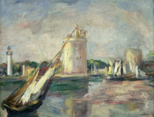 Wunschmotiv auf Papier - Renoir Entree Du Port La Rochelle 1890 ode...