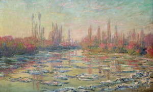 Wunschbild Papier - The Thaw On The Seine Near Vetheuil 1880 oder m...