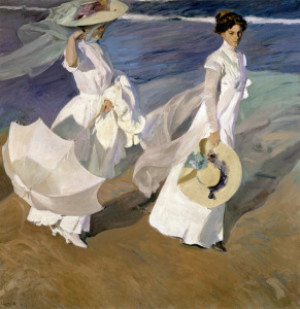 Wunschmotiv als Papier - Strolling Along The Seashore 1909 oder mit...